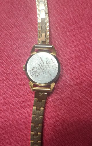 Reloj Cauny Prima señora bañado en oro