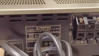 Equipo Hi-Fi Amplificador estéreo Pioneer SA-960