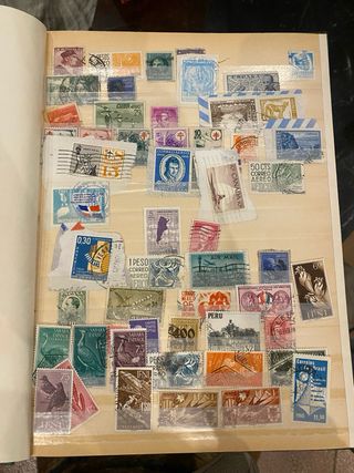 Colección sellos España, Cuba, India...