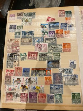 Colección sellos España, Cuba, India...