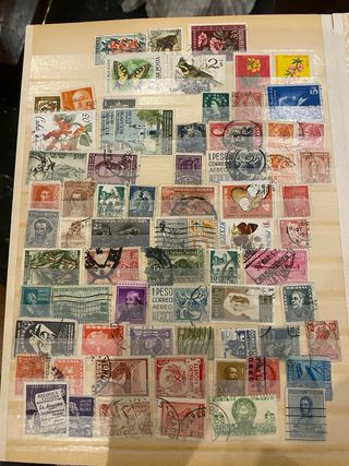 Colección sellos España, Cuba, India...