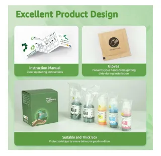 Tinta GREENSKY 102/104 para Epson EcoTank (5P)