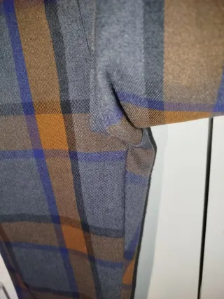 Pantaloni donna Glejo a quadri taglia M