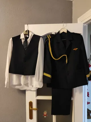 Traje Almirante Comunión T-14 Azul marino