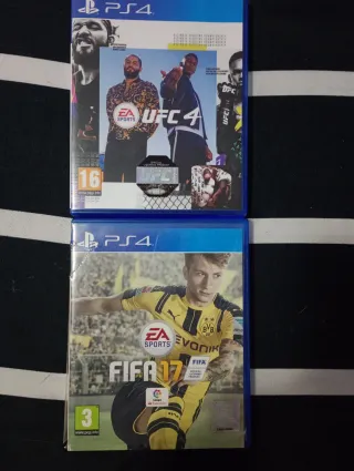 Juegos PS4: UFC 4, Worms, FIFA 17