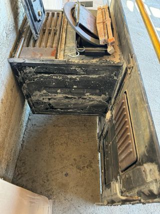 Cocina de leña Hergom N.9 sin estrenar, se instaló