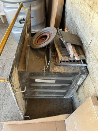 Cocina de leña Hergom N.9 sin estrenar, se instaló