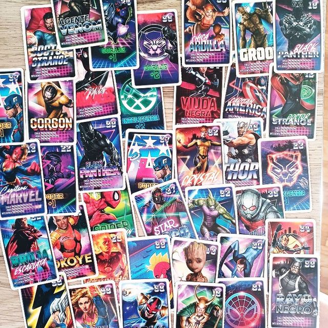 196 cromos Marvel Carrefour 2022