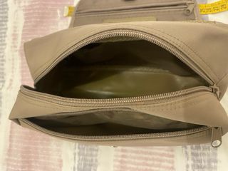 Neceser grande beige con espejo