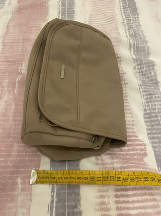 Neceser grande beige con espejo
