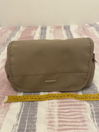 Neceser grande beige con espejo