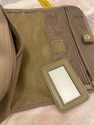 Neceser grande beige con espejo