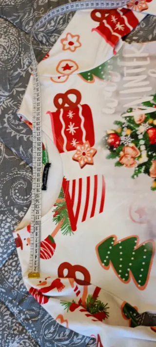 Felpa Lunga Natale Donna Tg Unica bellissima