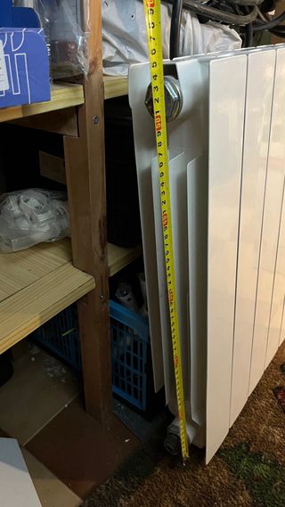 Radiador agua calefacción 6 elementos