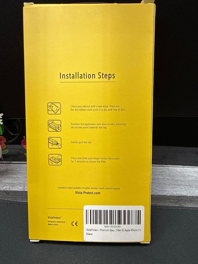 Protector Pantalla VistaProtect iPhone 15