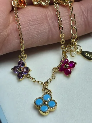 Collana fiori colorati