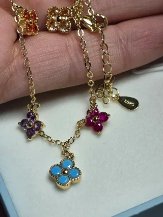 Collana fiori colorati