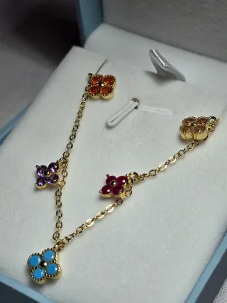 Collana fiori colorati