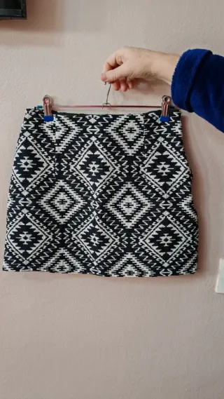 Falda Mango Estampado Étnico