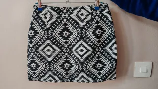 Falda Mango Estampado Étnico