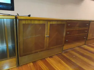 Set muebles de salón de madera
