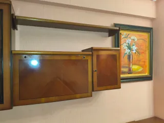 Set muebles de salón de madera