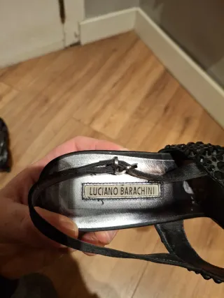 Zapatos de tacón negros Luciano Barachini