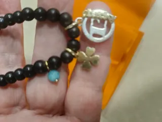 Pulsera Tous Negra con Colgantes
