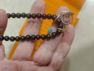 Pulsera Tous Negra con Colgantes