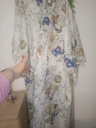 Bata kimono estampada auténtica bata china