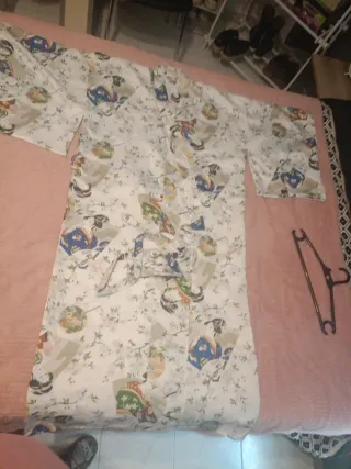 Bata kimono estampada auténtica bata china
