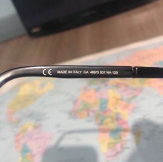 Occhiali da sole Giorgio Armani neri e blu