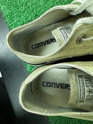 Converse Platform Glitter Oro Bianco Tg 37