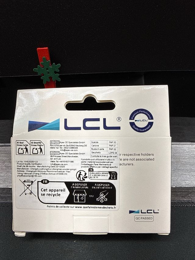 Tinta LCL Amarillo LCL-604XL