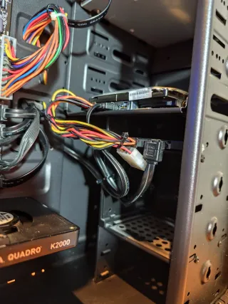 PC ASUS nero pronto all'uso, i5-6500, QUADRO K2000