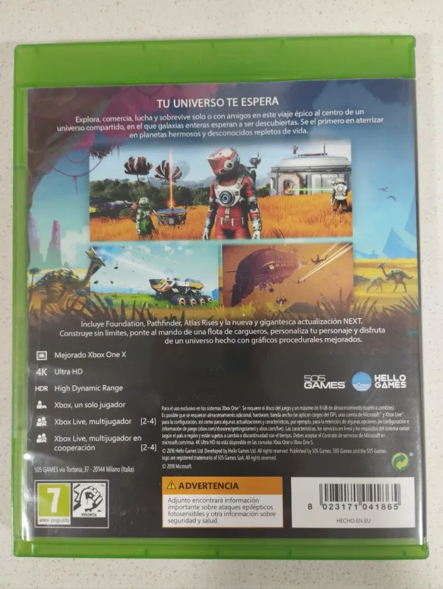 No Man's Sky per Xbox One