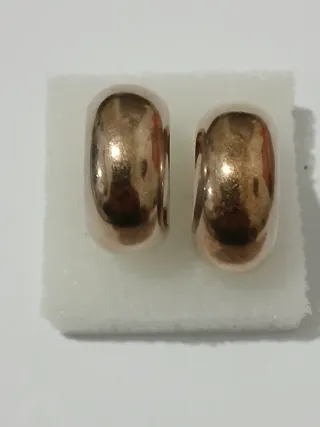 Argolas Portuguesas Prata 925 Dourada