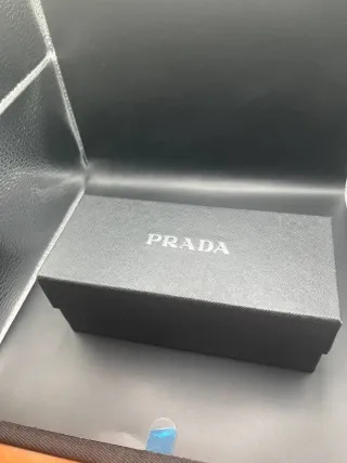 Occhiali da sole Prada metallo oro e neri