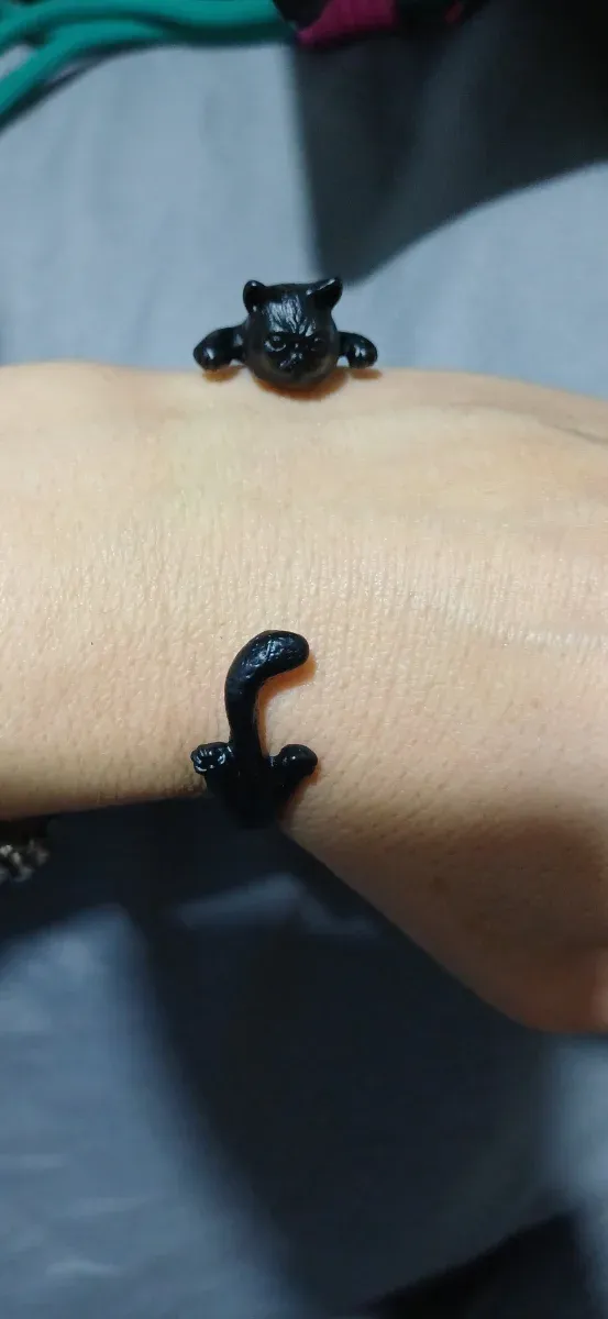 Pulsera con diseño de gato