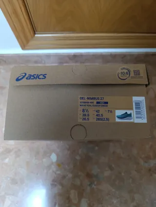 Zapatillas Asics Nimbus 27 running usadas