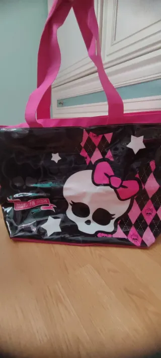 Bolso Monster High Negro y Rosa
