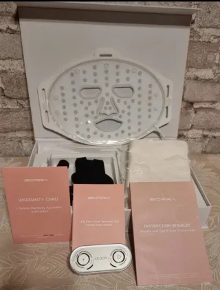 Máscara Facial LED Iborria Rostro y Cuello