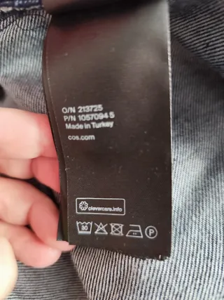 Vestido vaquero marca COS azul