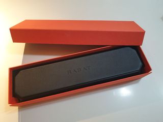 Set de dos cajas para joyas Rabat negra y naranja