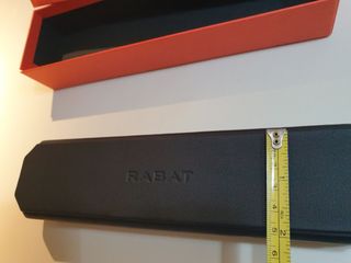 Set de dos cajas para joyas Rabat negra y naranja