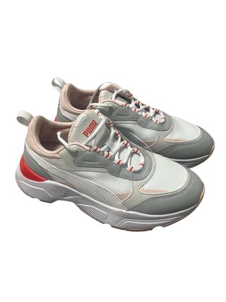 Zapatillas Puma Cassia Mujer Gris Rosa Blanco