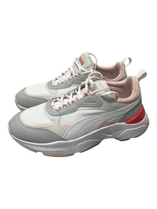 Zapatillas Puma Cassia Mujer Gris Rosa Blanco