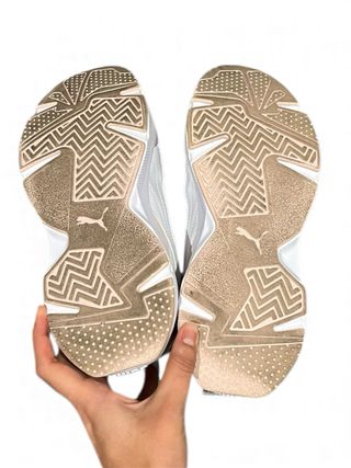 Zapatillas Puma Cassia Mujer Gris Rosa Blanco