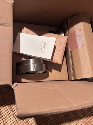 Aplique pared Zara Home cristal y metal