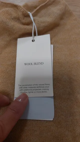 Jersey fino lana Mango talla S